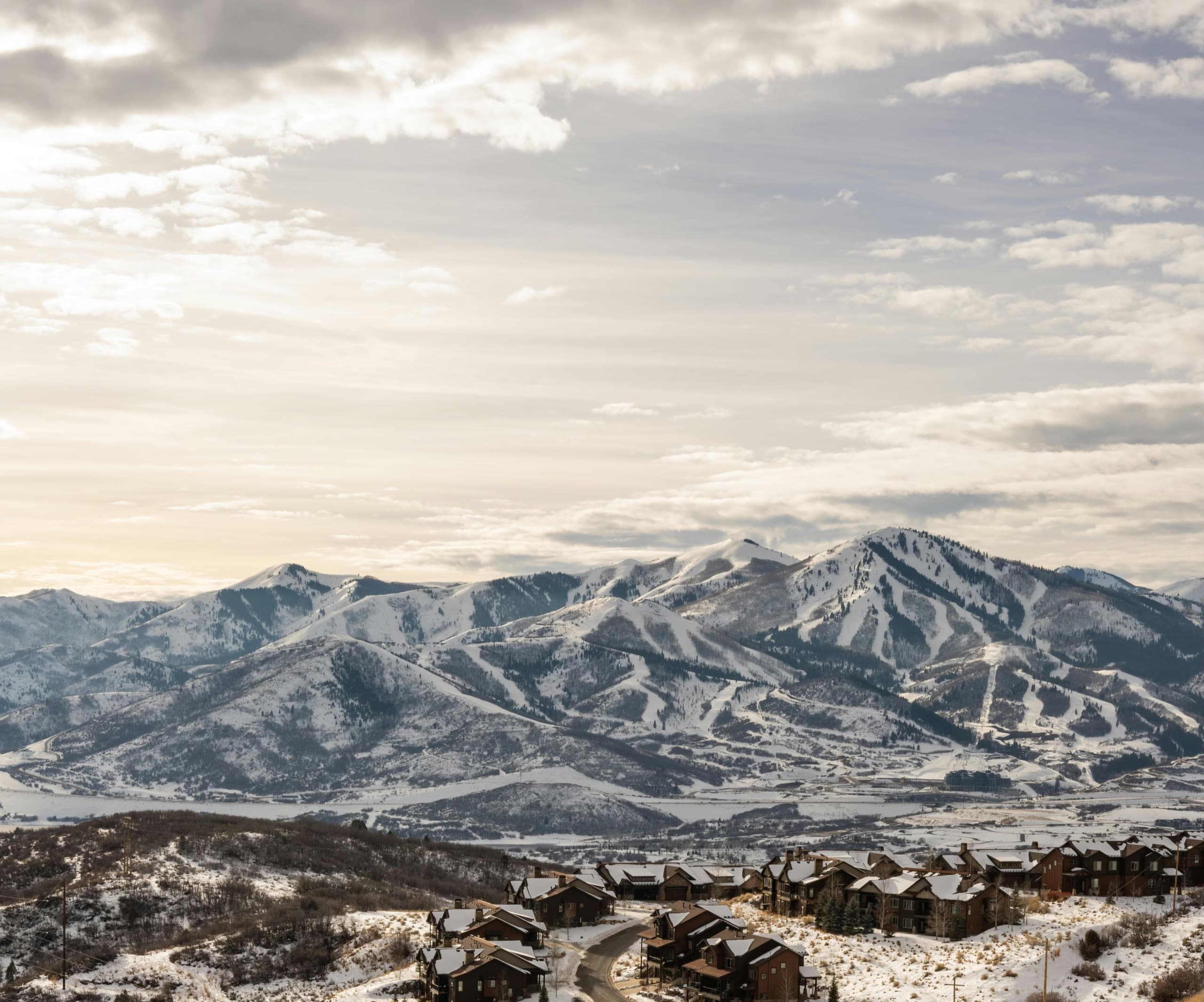 The Park City mountains above the Wasatch Back