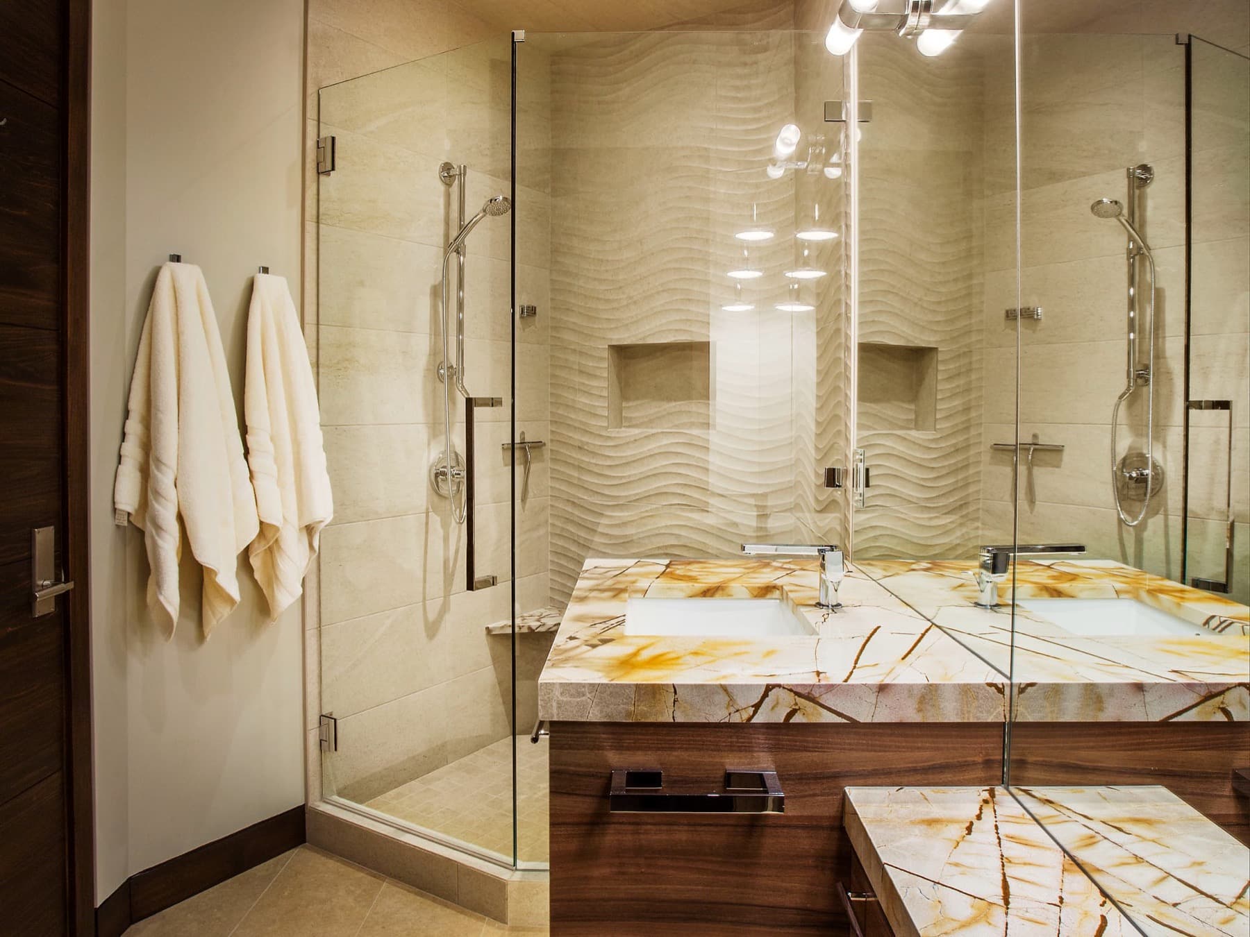 Crescent House — guest bath