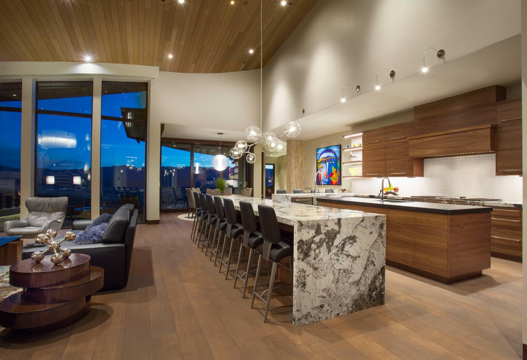 Crescent House — kitchen