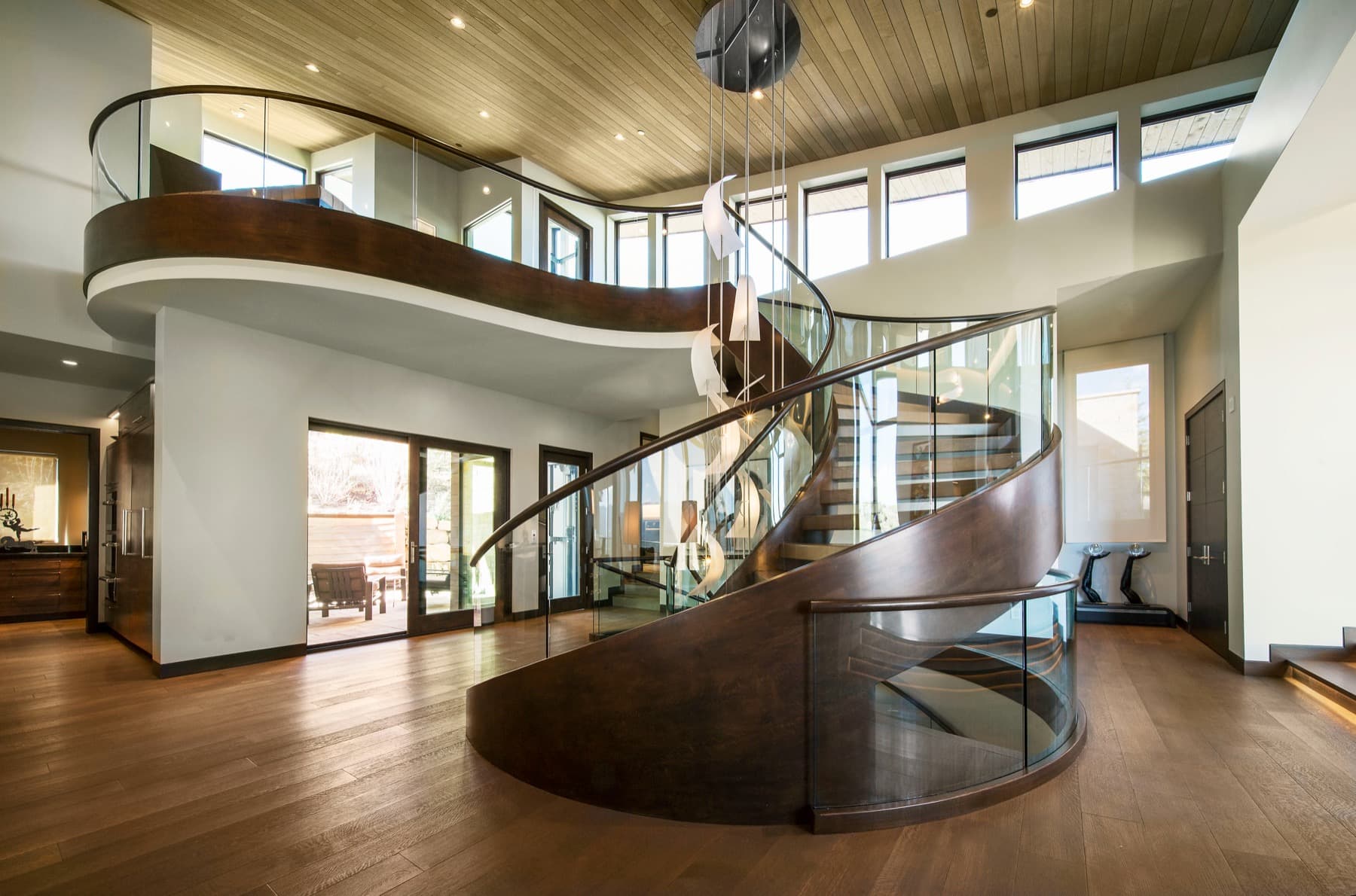 Crescent House — stair