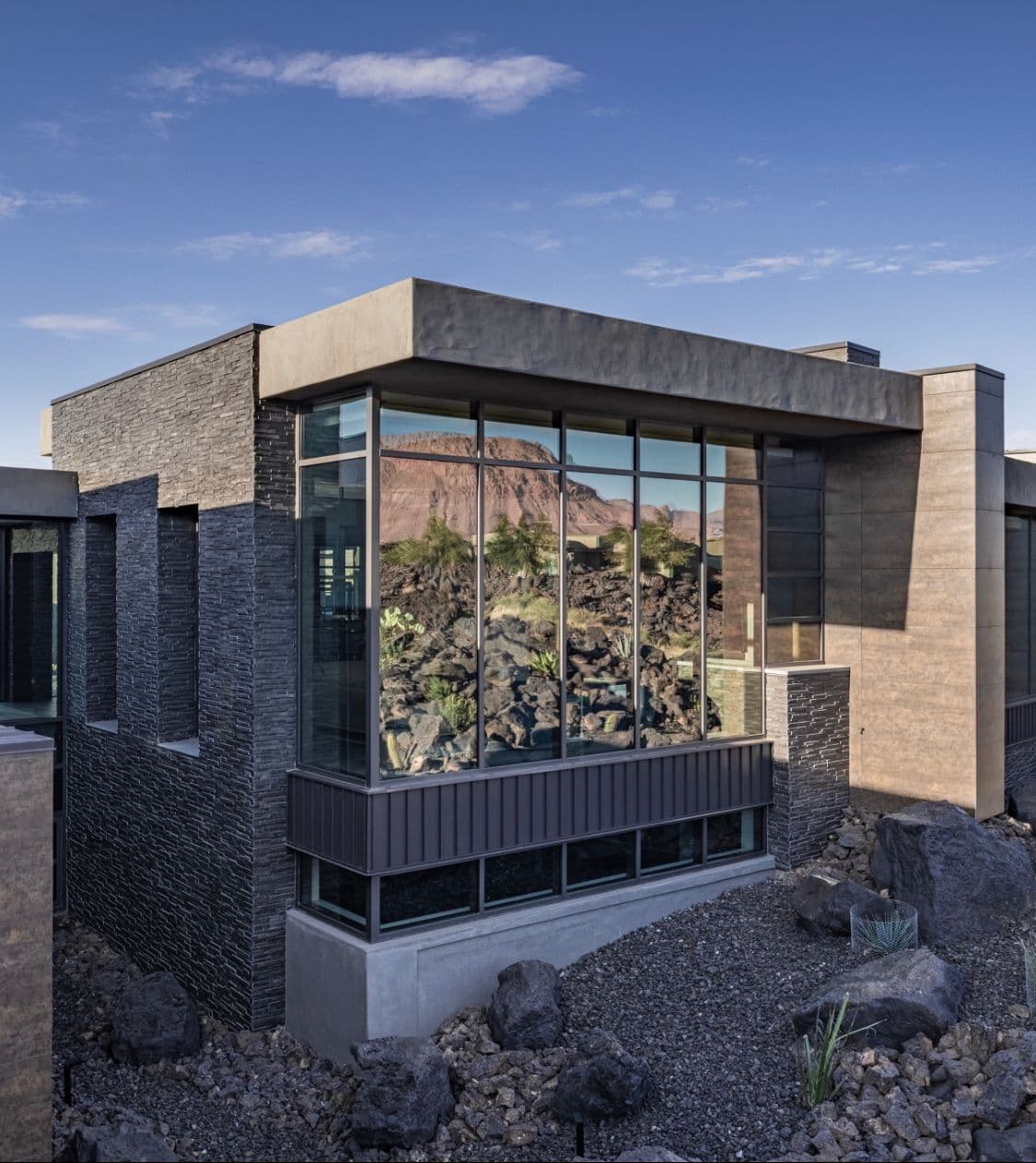 Desert Getaway — glass corner