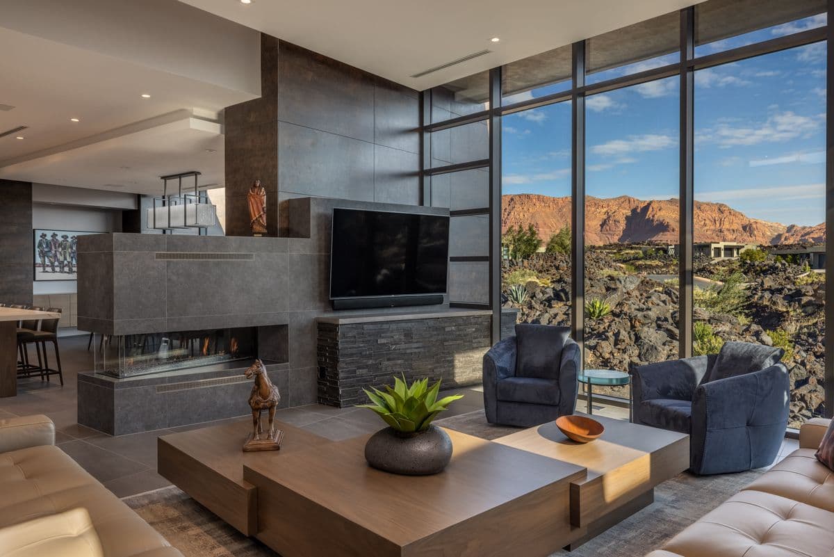 Desert Getaway — living room