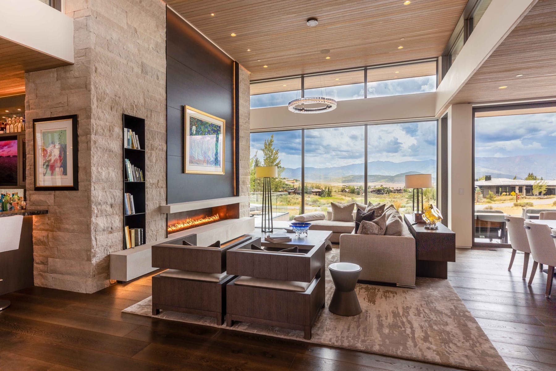 Meadow House — great room