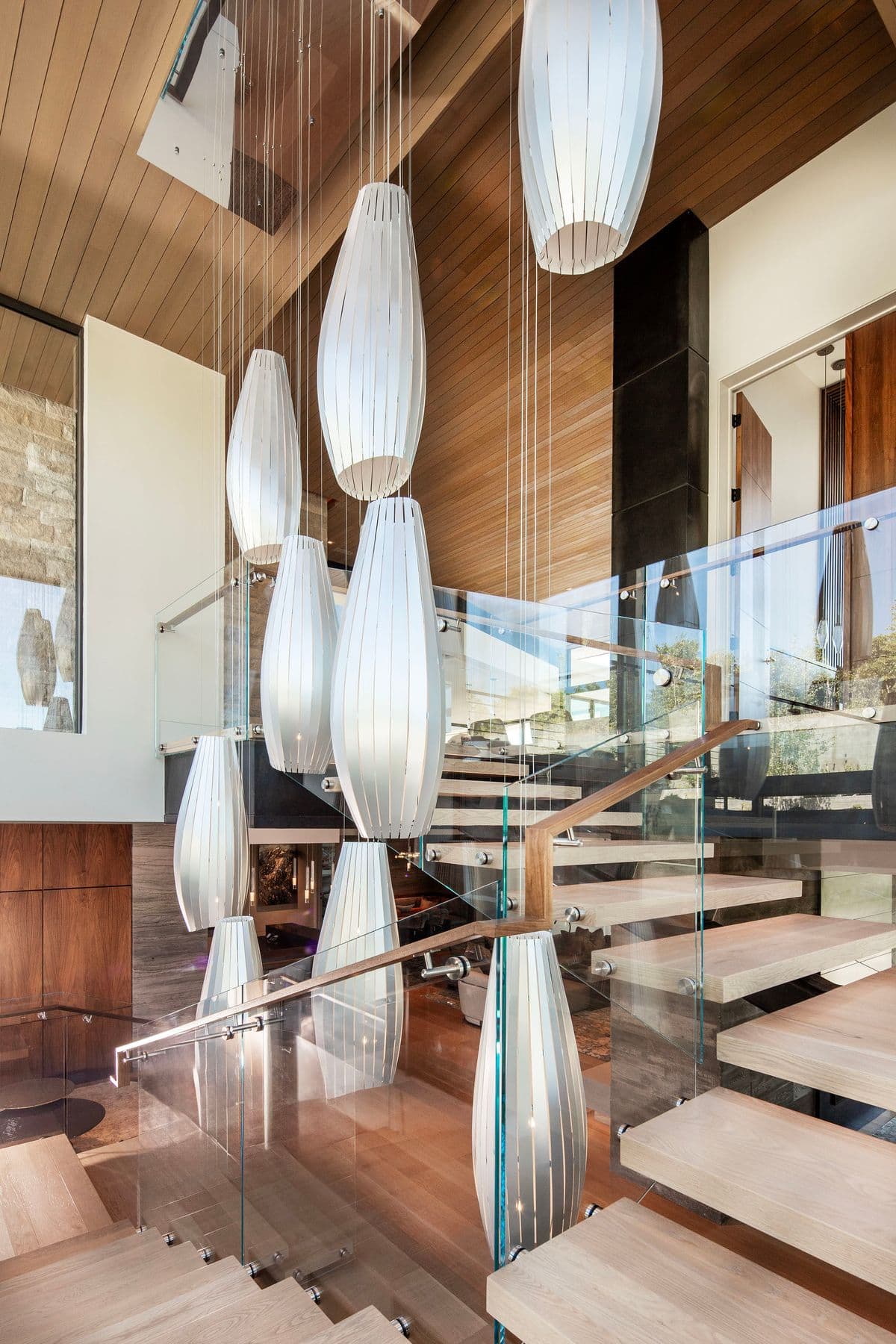 Pinnacle Home — stair pendants
