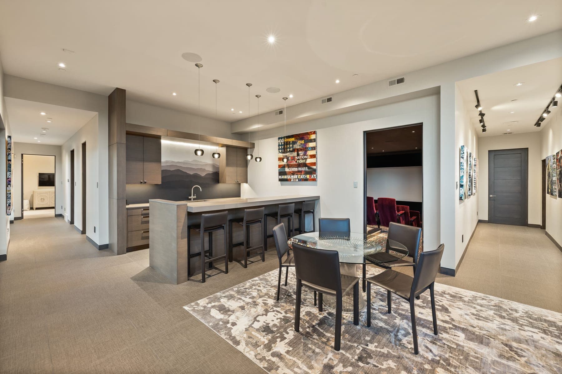 Sunny Ridge — lower-level bar