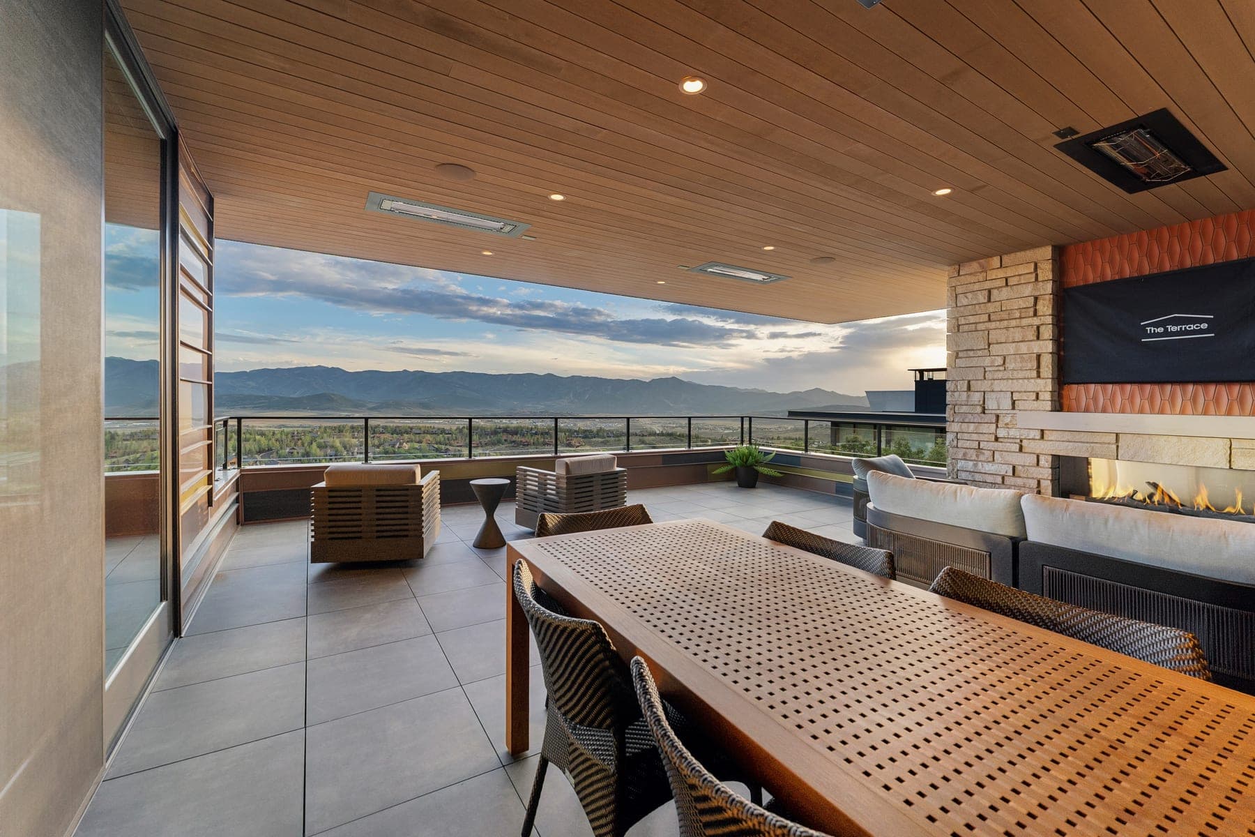 Vandamm Home — covered terrace